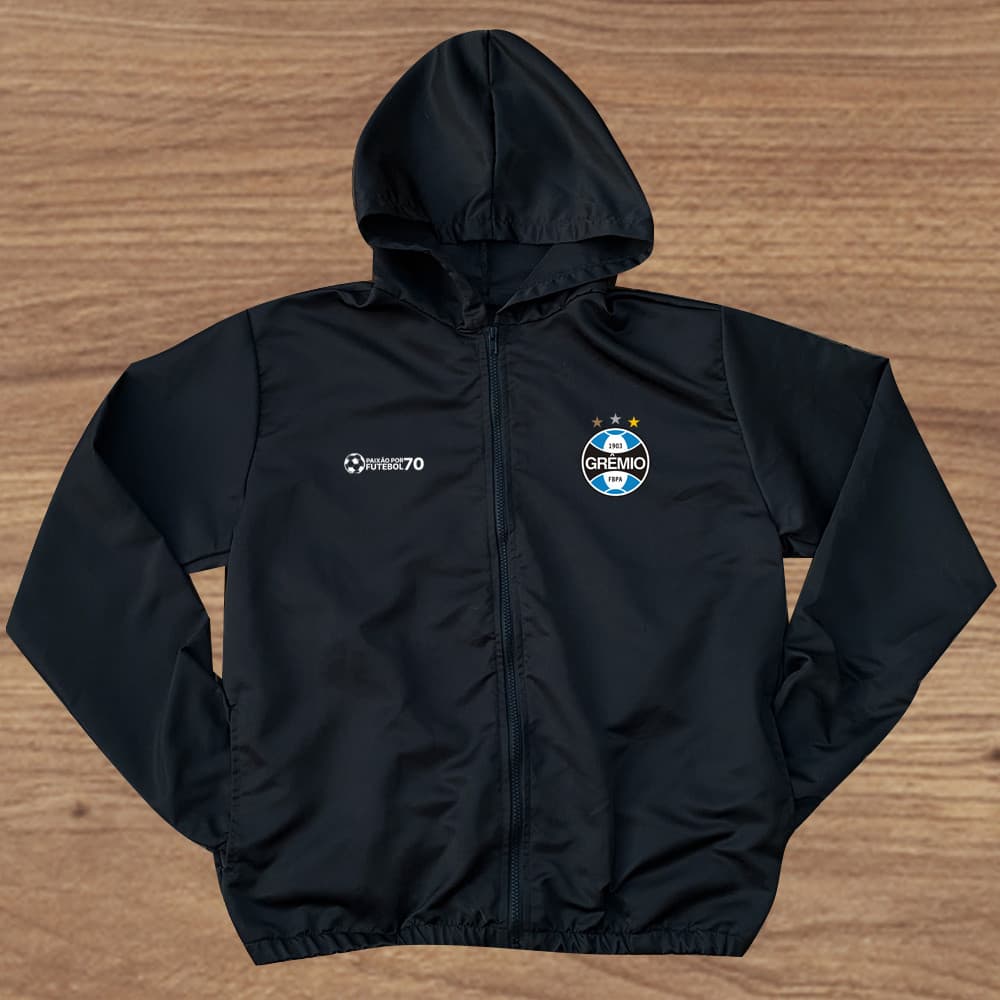 Corta-Vento Masculino - Leve, Resistente e Estiloso - Paixão por Futebol - GRE