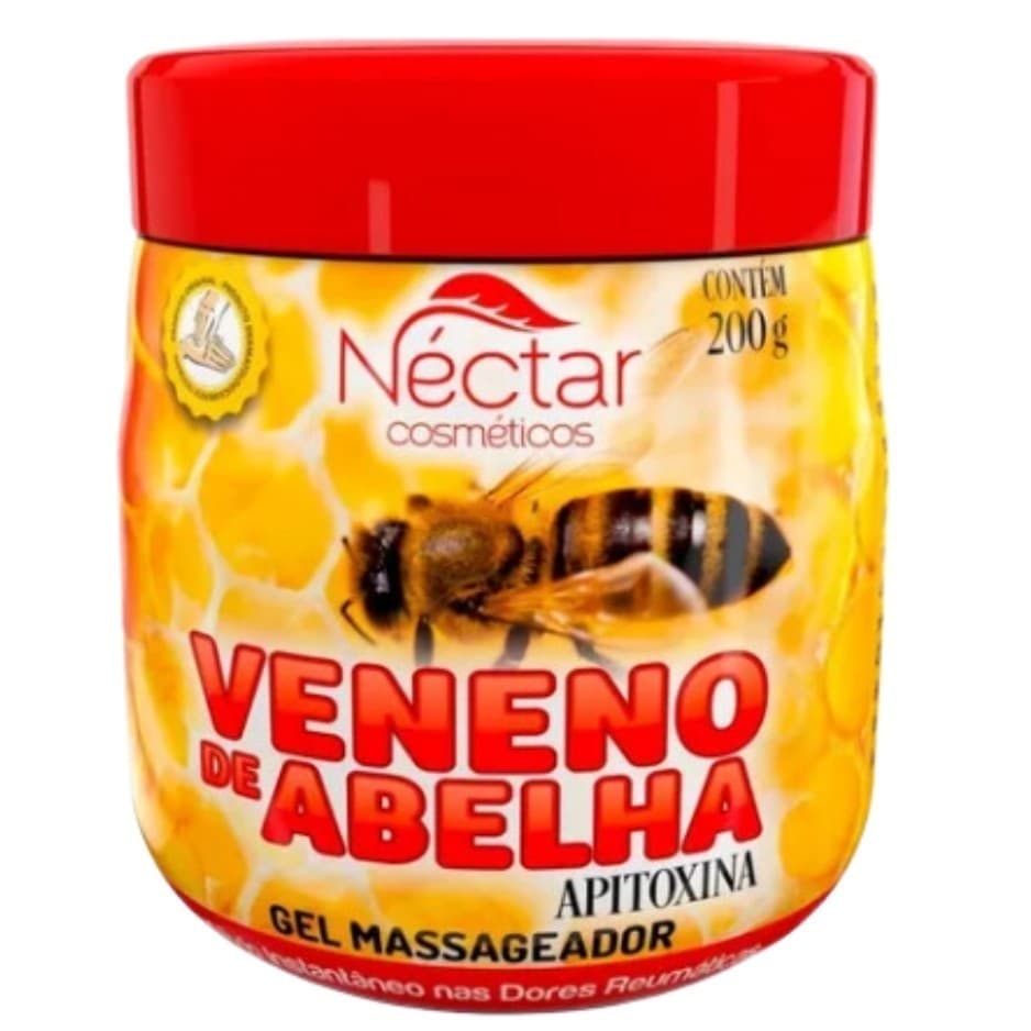 Kit 2 Gel Massageador Abelha 200g Néctar Cosmeticos - 100% Original