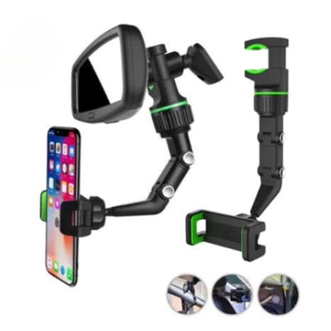 Novo Suporte Multifuncional Carro Espelho Retrovisor e Mesa universal GPS para celular automóvel zj-113