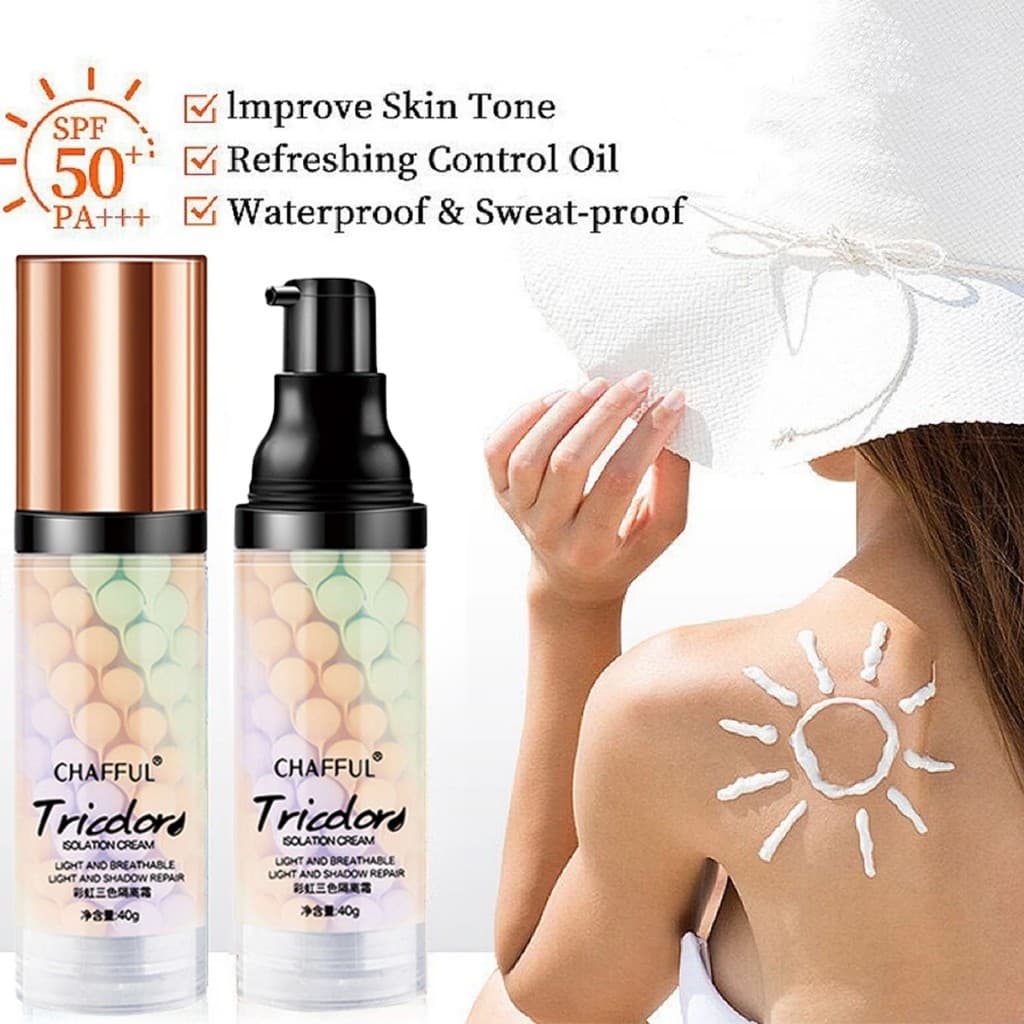 Protetor Solar + Base 2 Em 1-Corre O Tom E Controle De Oleosidade Fps50 + 40g