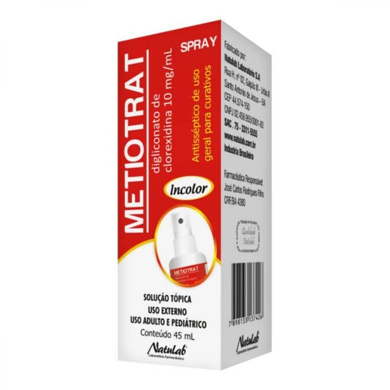 Metiotrat Spray Antisséptico para Curativos 45mL