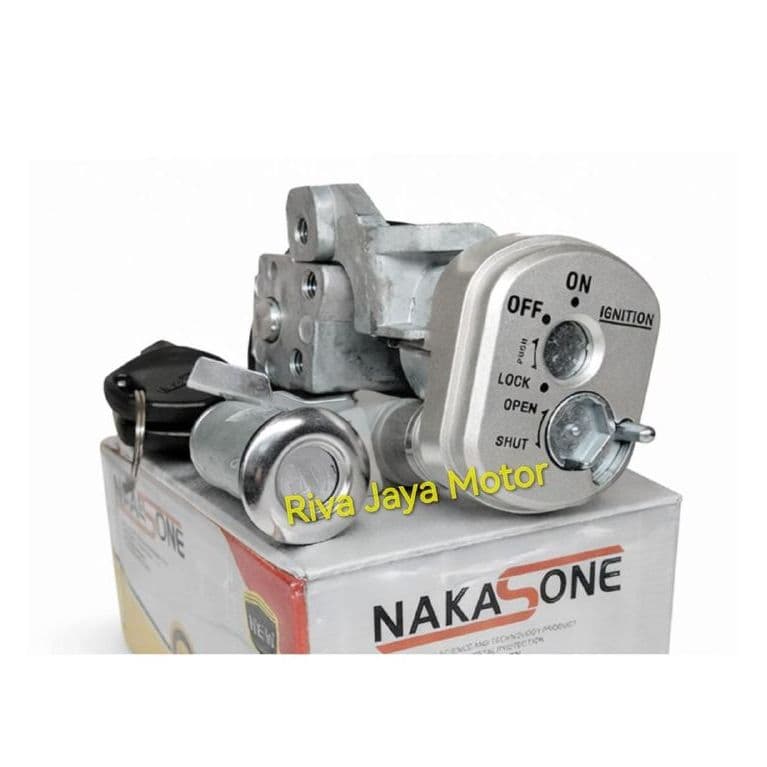 Conjunto De Chave De Ignição Beat Carburador Assento Traseiro Antigo Motocicleta Completa Kvy Nakasone