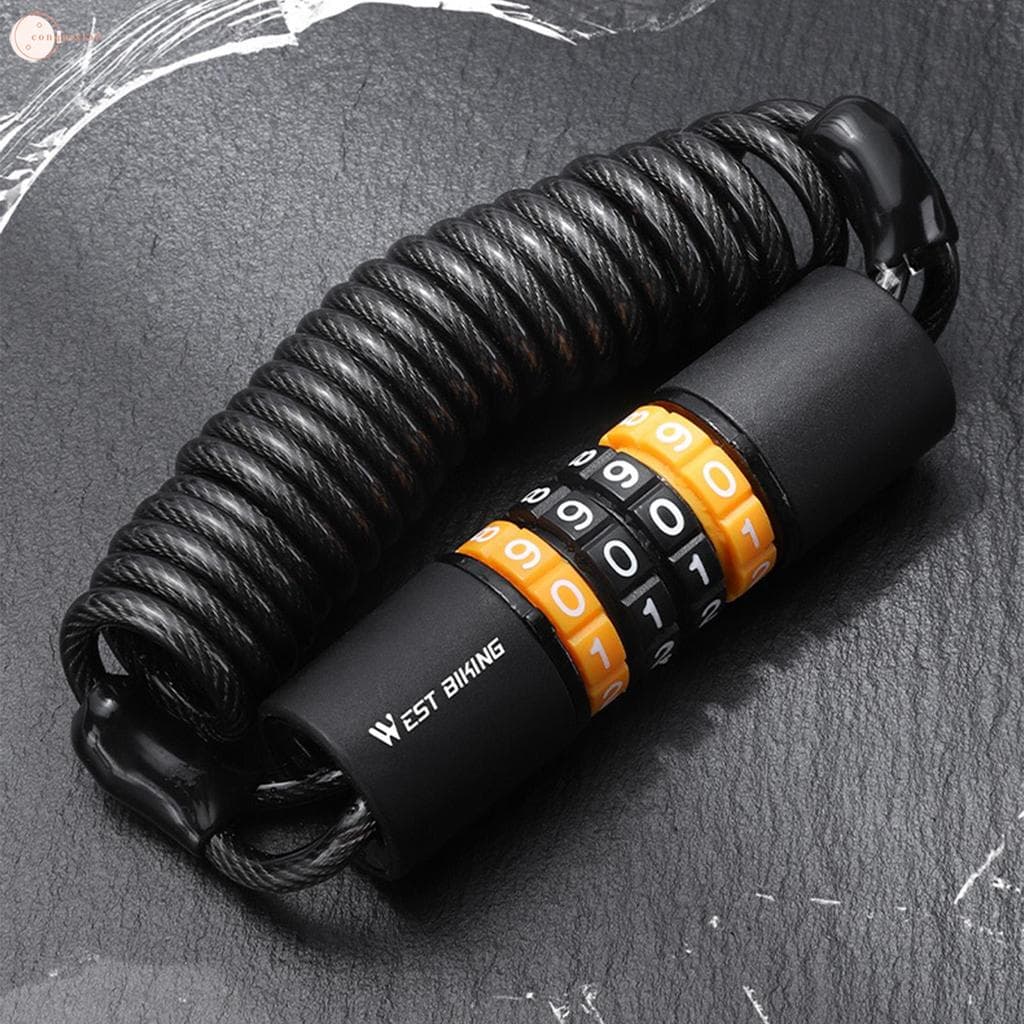 Bloqueio De Capacete De Bicicleta De Motocicleta , Combinação De Senha Durável , Trava De Segurança Para , Mala E Bagage