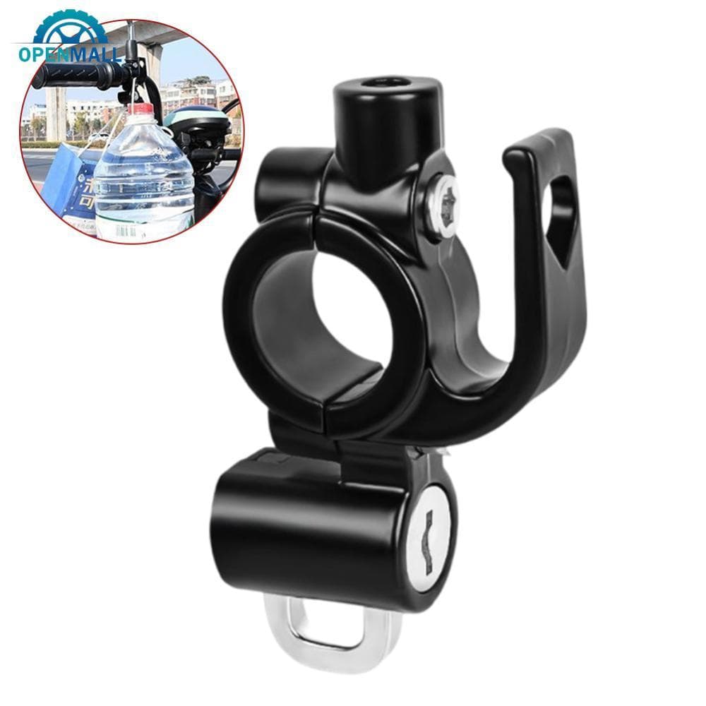 OPENMALL Metal Capacete Da Motocicleta Bloqueio Com Suporte De Espelho Bicicleta Guiador Anti-Roubo De Segurança Ganchos