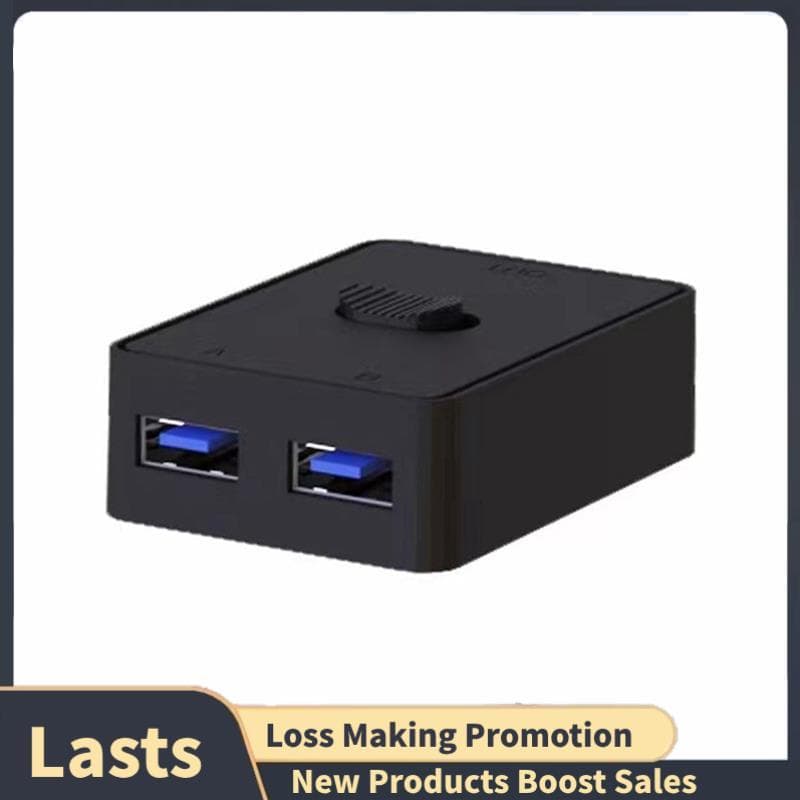 Impressora Comutador USB De 2 Portas , Compartilhamento De Interruptores Bidirecionais , 2 Entradas E 1 Saída Ou 1 Entra