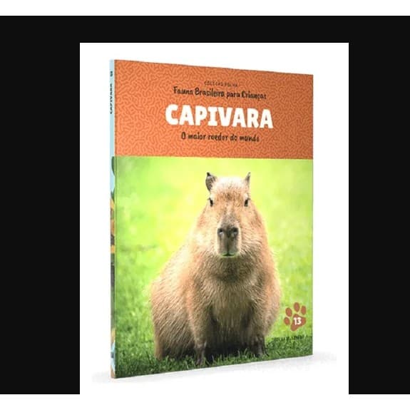 Capivara - Coleção folha Fauna brasileira para crianças Vol. 13 autor Fernando Muñoz Pace