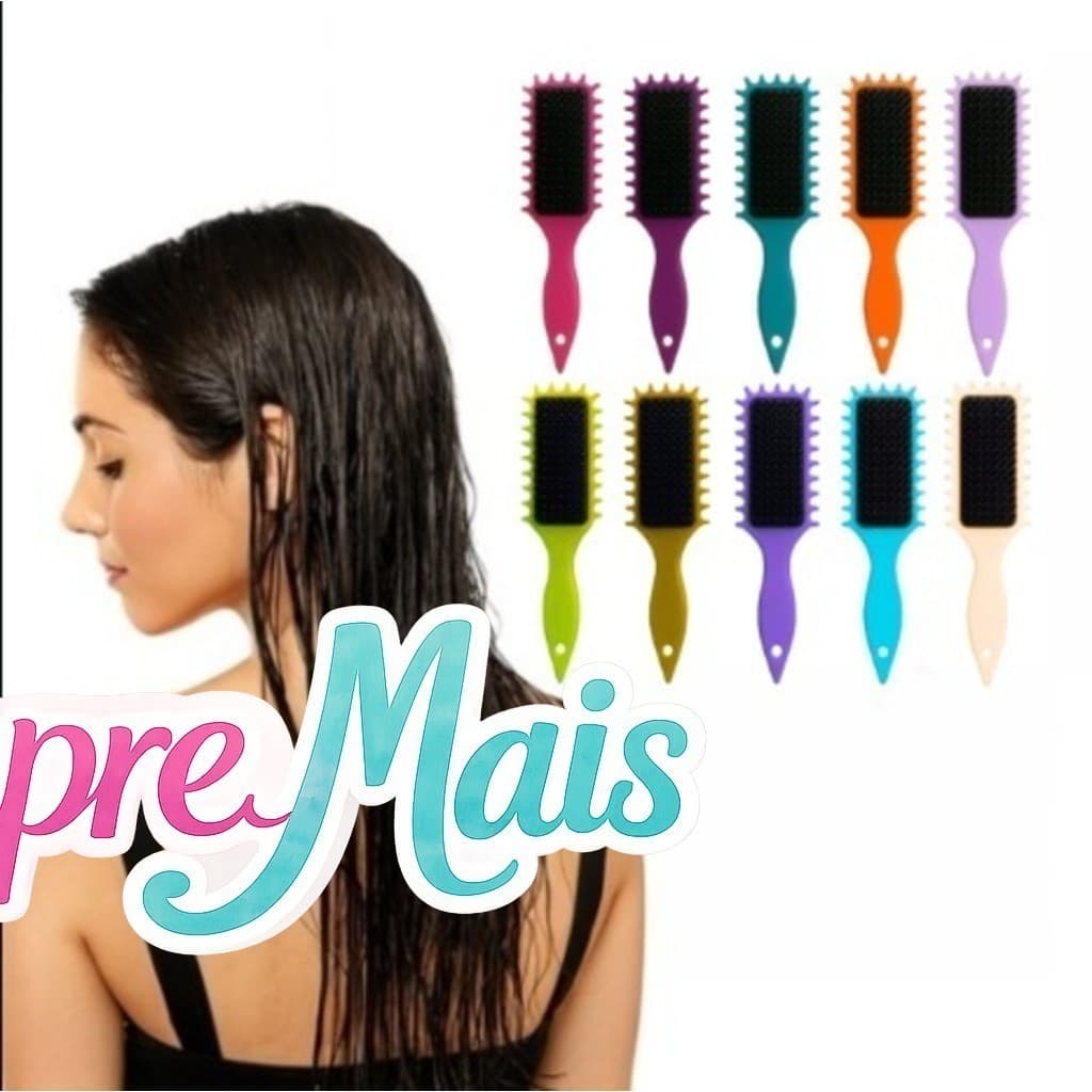 Kit 10 Escovas de Fitagem Sortidas – Modelagem Perfeita e Definição dos Cachos8331