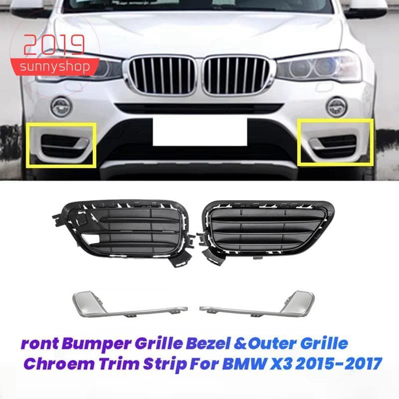 [Bestseller S] 1 Conjunto De Moldura Da Grade Do Para-Choque Dianteiro E Faixa De Acabamento Externa X3 2015-2017 511173