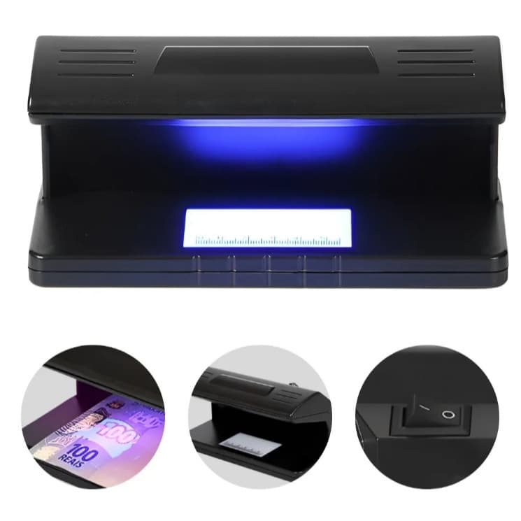 Identificador Detector de Nota Falsa Dinheiro Cheque