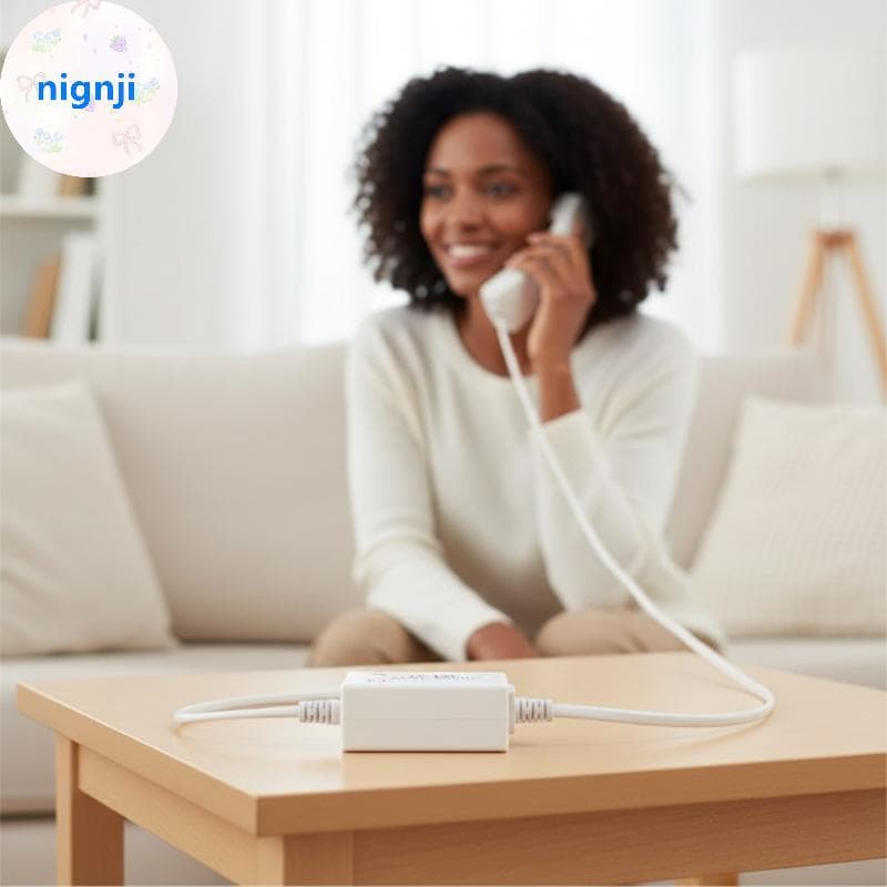 Nignji 1 Peça Divisor De Filtro DSL ADSL Para Linha Telefônica Macho 2 Fêmeas RJ11 6P4C/6P2C Adaptador Conversor De Mode