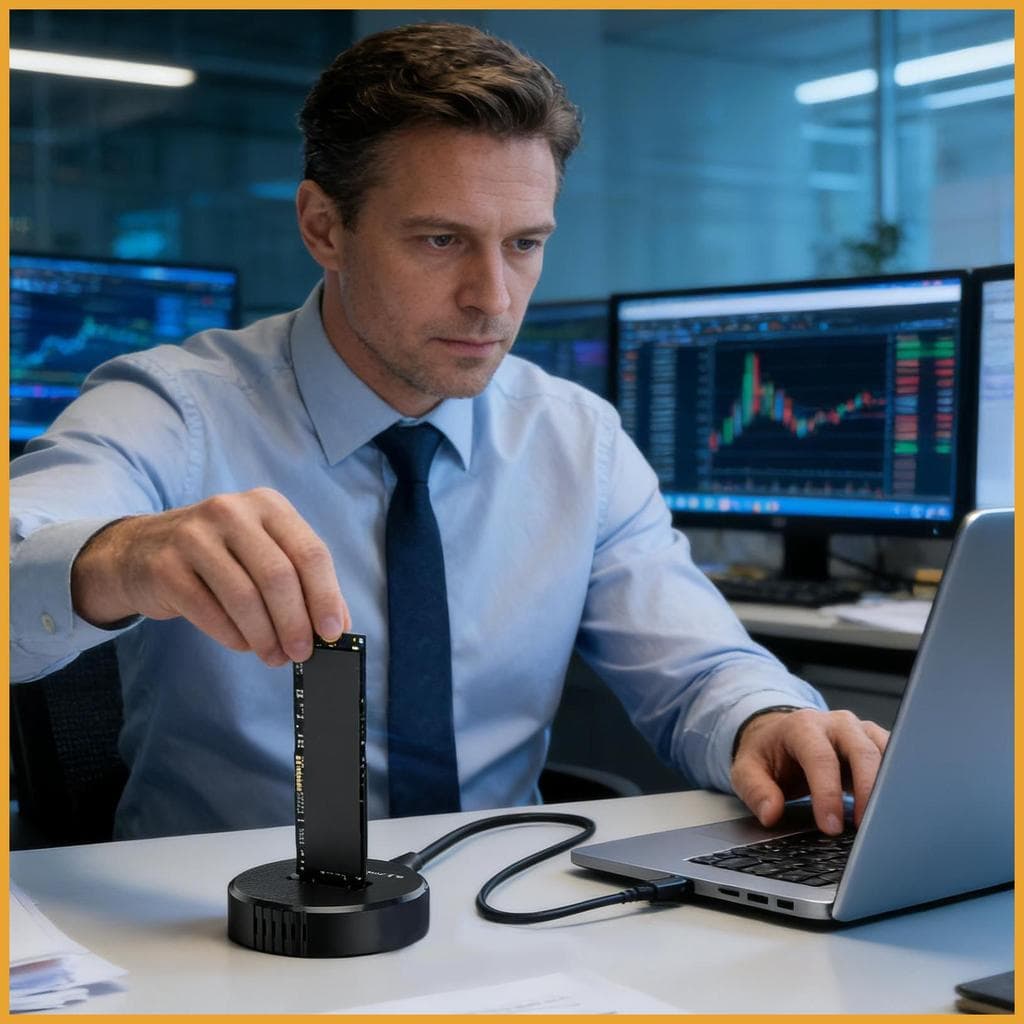 Gabinete De Unidade Externa 10Gbps , Portátil , Estação De Acoplamento De Disco Rígido Para Computador , Desktop , Lapto