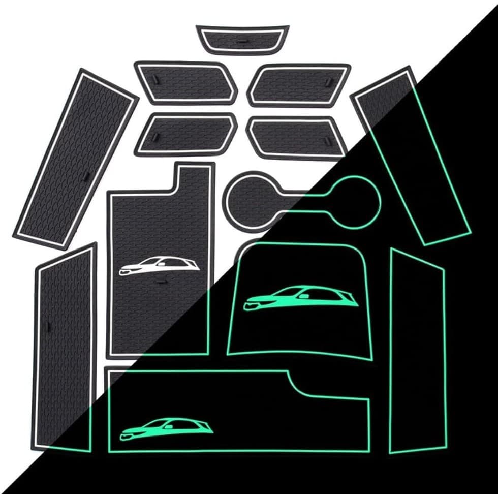 Almofadas Do Slot Da Porta Carro Para Chevrolet Equinox , Tapetes Console Central Sulco Almofada Suporte De Copo Inserçõ