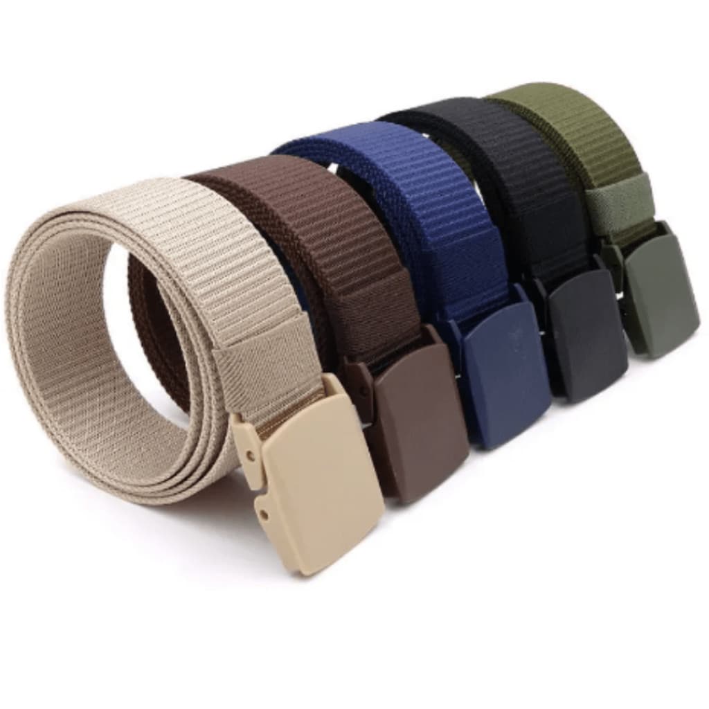 Cinto infantil nylon fivela de pvc plástico