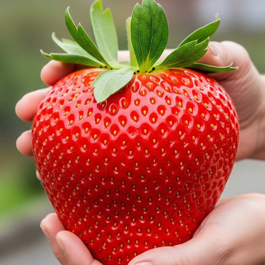 Semente Morango Gigante Doce Raro - 200 Sementes