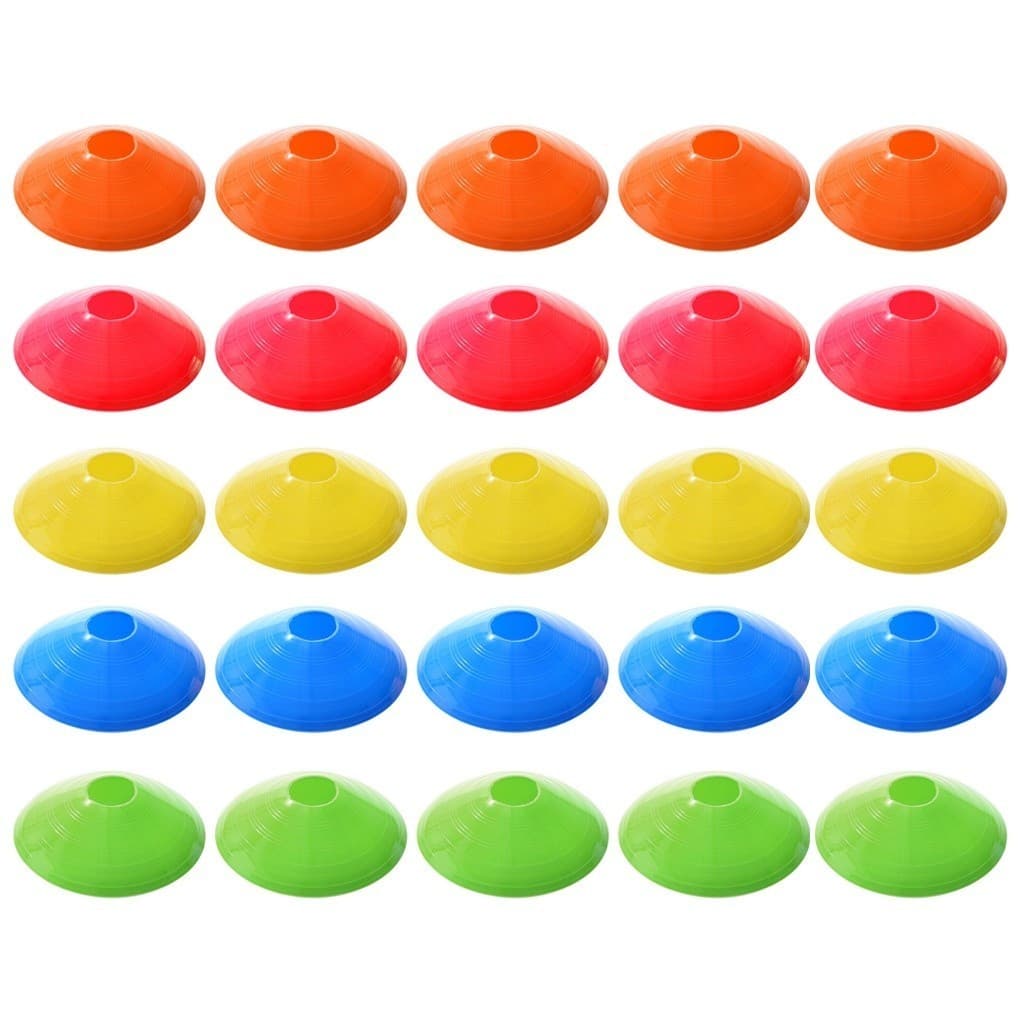 Kit 10 Cones tartaruga demarcatório Treino Exercícios Fitness Funcional Muscular Fisioterapia