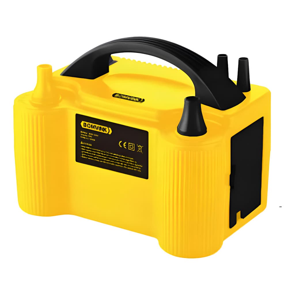 Inflador Bomba Compressor De Encher Balões Bexigas 2 Bicos