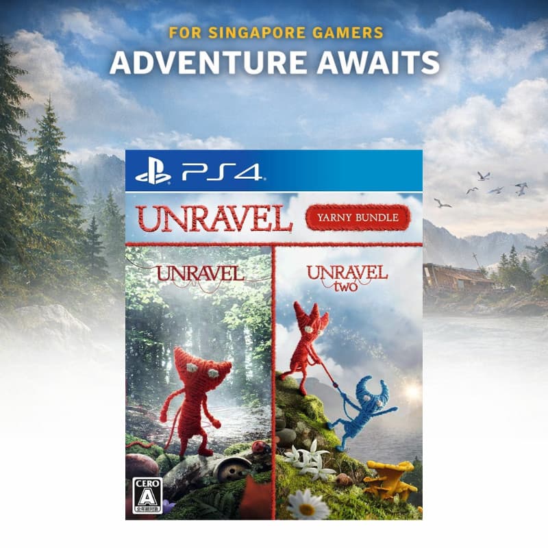 Jogo De Aventura De Quebra-Cabeça PS4 Unravel Yarny Bundle Com História Emocional