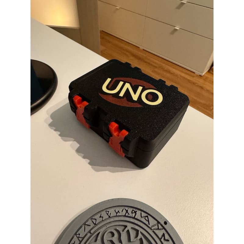 [BARATOO]] [ PROMOÇÃO] Caixa para Uno Baralho Case Jogo Uno Box Proteção Organizador