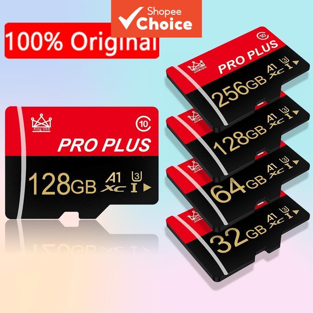  Cartão TF à prova d'água, 16 GB, 32 GB, 64 GB, 128 GB, cartão de memória de alta velocidade Classe 10, proporcionando