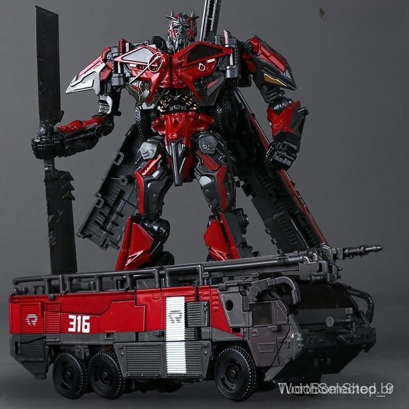 Transformer Studio Série Shockwave Optimus Prime Dark Commander MegaTank Robô Transformador Articulado Modelo de Ação