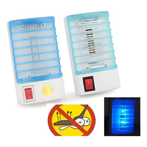 Kit 2 Luminaria Repelente Eletrica 2 Em 1 Bivolt Silencioso  127/220v 