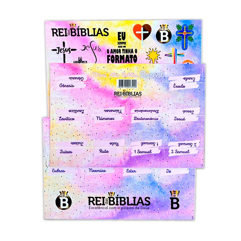 Abas Adesivas Para Bíblia - Marcador Índice - Mini Aba Boreal