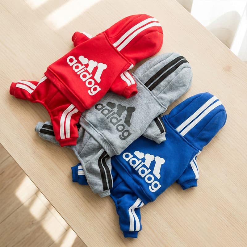 Outono Inverno Macacão Para Cachorro Animais De Estimação Quente Macio Roupas Esportivas Cães