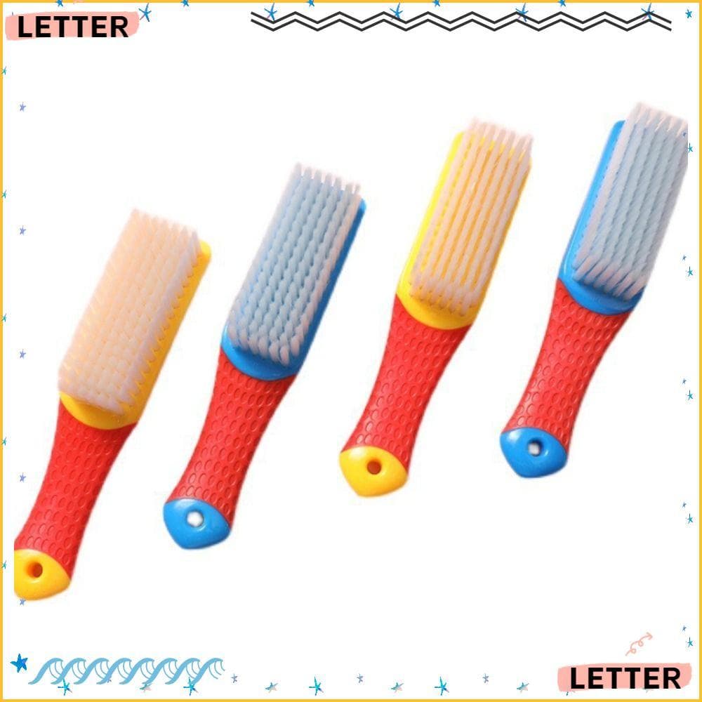 Escova De Limpeza De Letras , Cerdas Macias De Aperto De Borracha Multiuso Sapato De Cabo Longo Doméstica