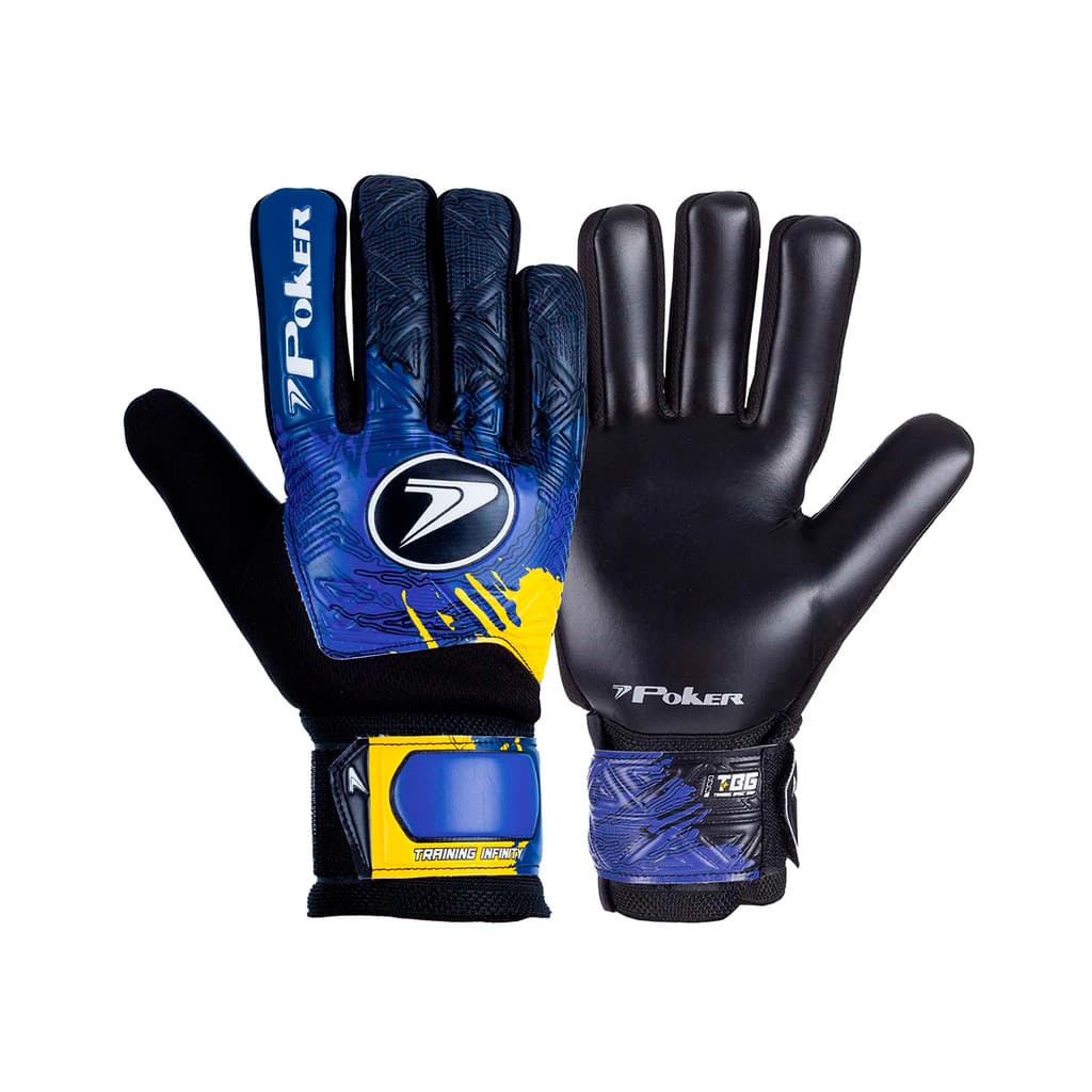 Luva de Goleiro Poker Training Infinity Futebol Campo Society Grip Original
