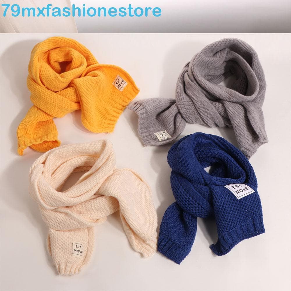 MXFASHIONESB Cachecol Para Meninos E Meninas , Estilo Coreano Outono Inverno De Malha Infantil , Ao Ar Livre