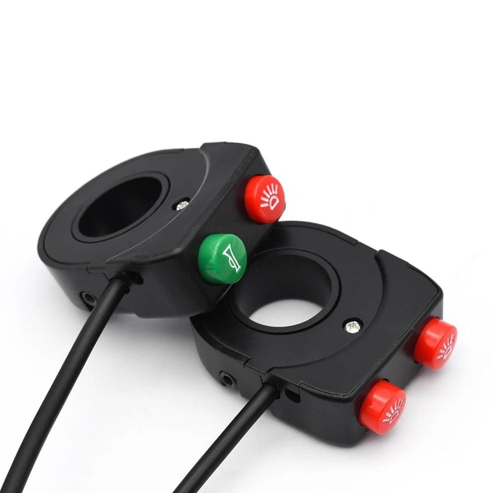 Motocicleta ATV 22mm Guiador Chifre E Farol Combinação Interruptor Botão Interruptores Do Motor Sinal De Volta Acessório