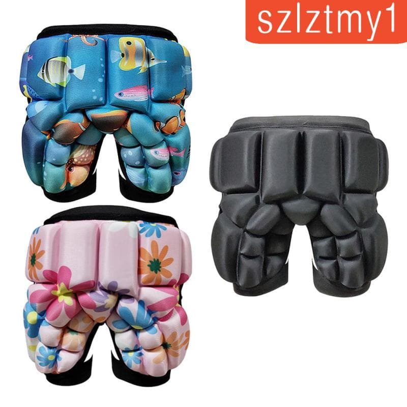 [Szlztmy1] Equipamento De Proteção Infantil Shorts Acolchoados Para Quadril , Esqui , Patinação , Snowboard , Almofada M