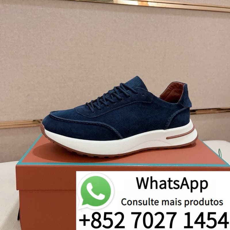 2024 GGMV Novos Tênis Esportivos Masculinos em Couro Legítimo, Respirável, Suede, Amortecimento de Impacto, Antiderrapan