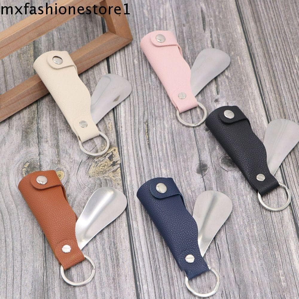 Levantador De Sapato MXFASHIONE , Chaveiro De Calçadeira Portátil Fácil De Segurar , Mini Ajuda De Desgaste Com Alça Cur