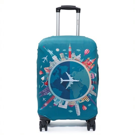 Capa Para Mala Pequena (Bordo) Protetora Anti-risco Temática