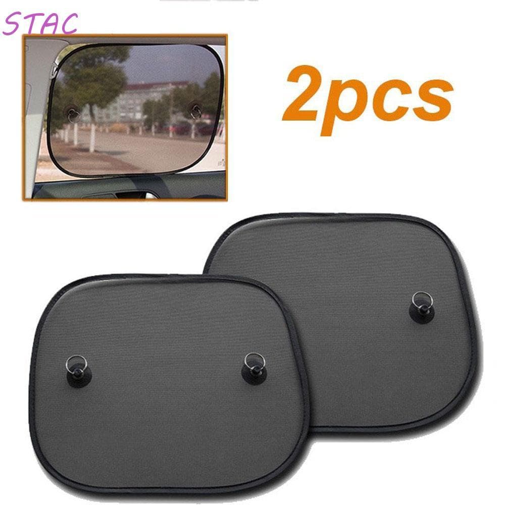 STAC Car Sun Shade Universal Cortina De Carro Pára-Sol Janela Lateral Durável 2 Unidades Filme De