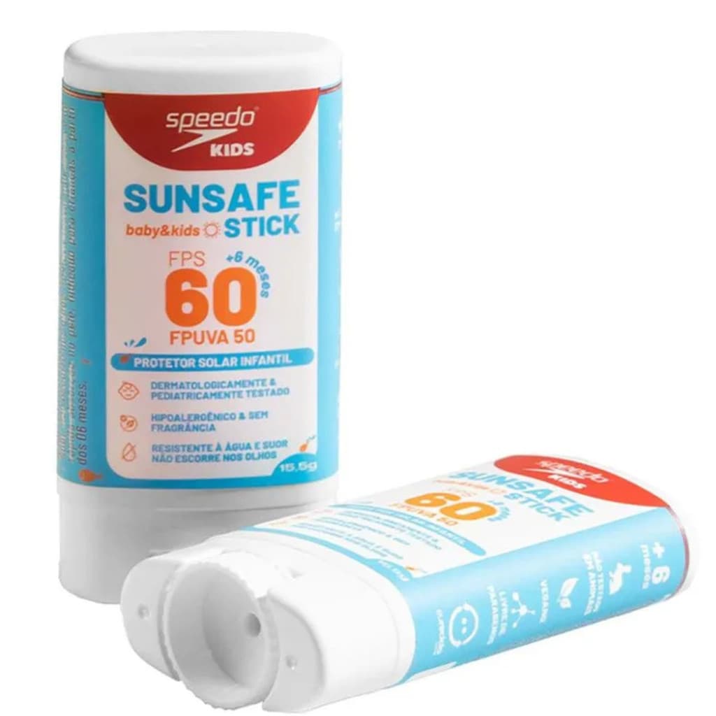 Protetor Solar Infantil Kids Corpo e Rosto FPS60 Sunsafe 50gr - Pink Cheeks