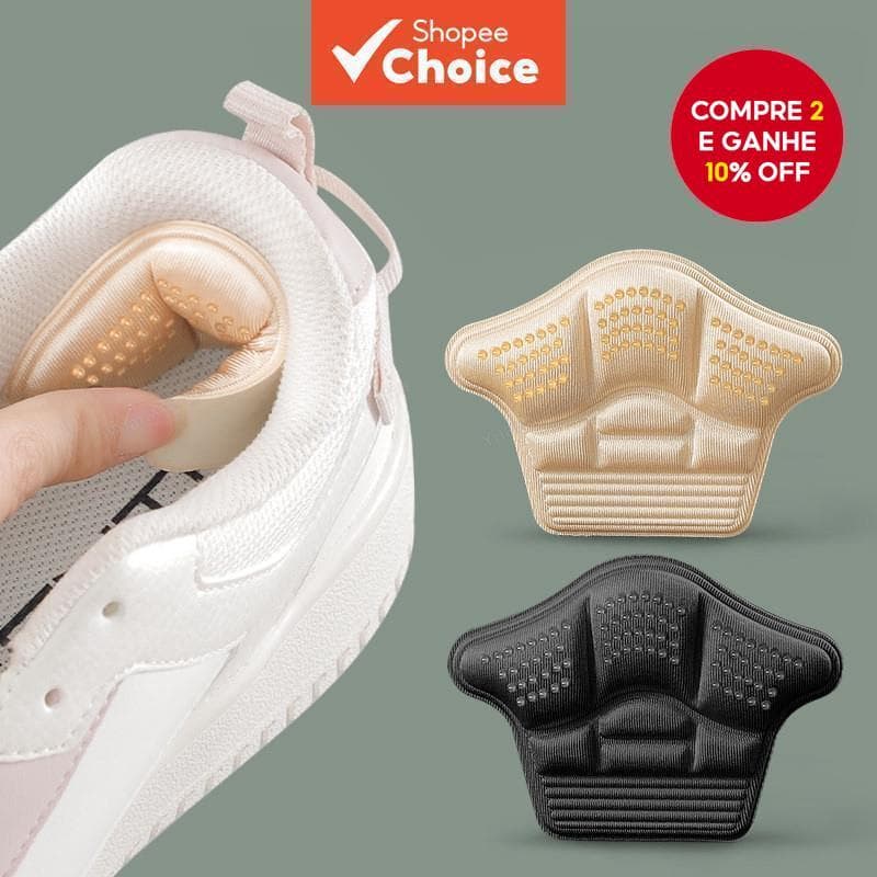 Protetores De Calcanhar 5D De 2 Unidades , Palmilhas De Tênis Antidesgaste Para Amortecimento Confortável E Suporte De A