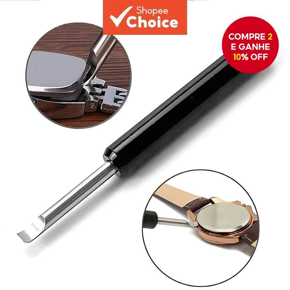 1PC Relógio de Aço Inoxidável Faca de Abertura para Troca de Bateria e Reparo de Metal