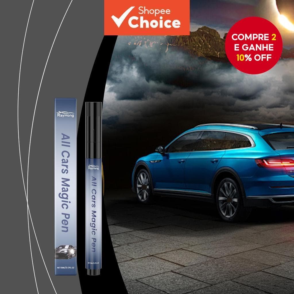  Caneta de Cuidados com Riscos de Carro Rayhong, Aplicação Rápida, Durável, Reparo de Arranhões na Pintura do Carro,