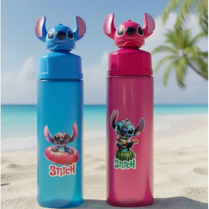 Garrafa Infantil Stitch com Brinde Exclusivo  – Ideal para Crianças🌈