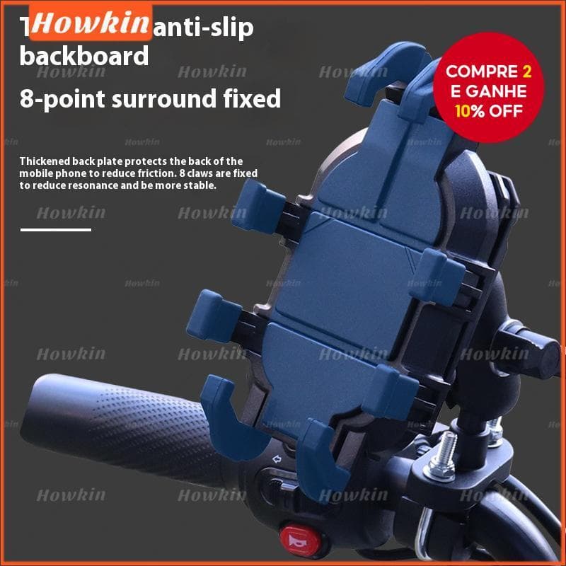 MotoGuard Suporte De Telefone Para Motocicleta Amortecedor Anti Shake Mount iPhone Samsung GPS