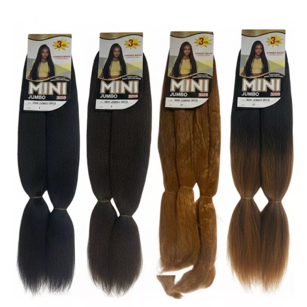 Mini Jumbo 200g Dsoar Hair – 3 Peças Pré-Esticadas | Fácil de Trançar