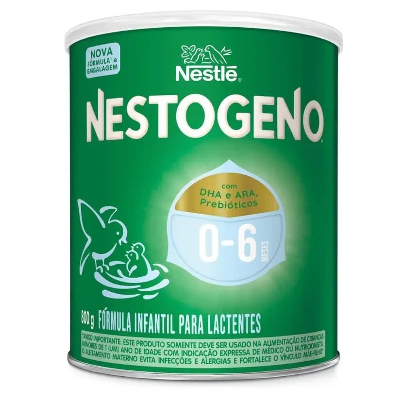 Fórmula Infantil Nestogeno 1 Nestlé 0 a 6 meses 800g