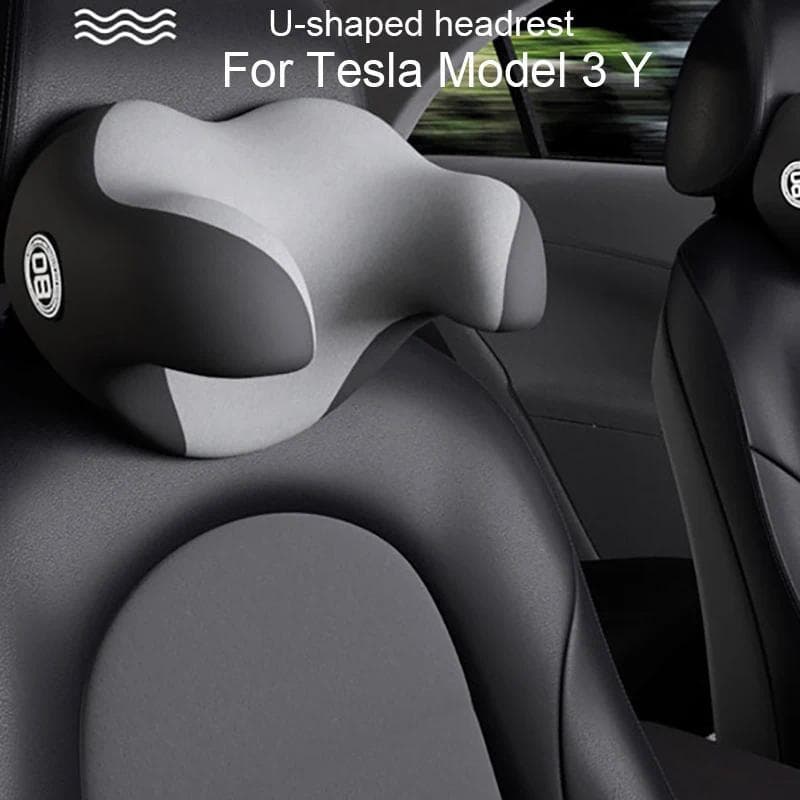 Travesseiro Em Forma De U Protege A Coluna cervical Para Tesla Modelo 3 Ysx Alça Ajustável Pescoço Encosto De Cabeça Lav