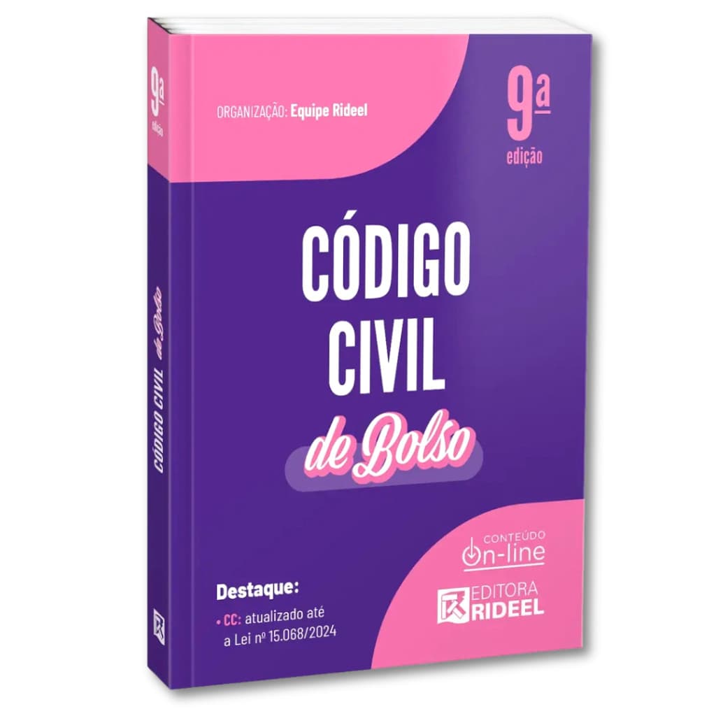 Código Civil De Bolso Editora Rideel - 9ª Edição 2026