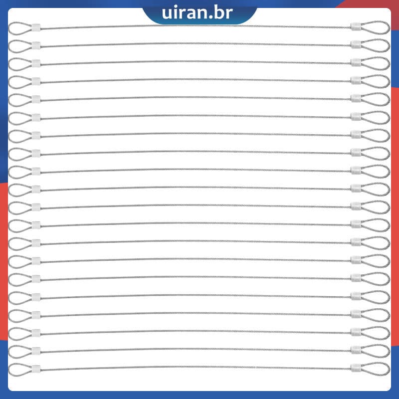 📱 20Pcs de com para Fechadura de Bagagem 11.79X0.51X0.08In