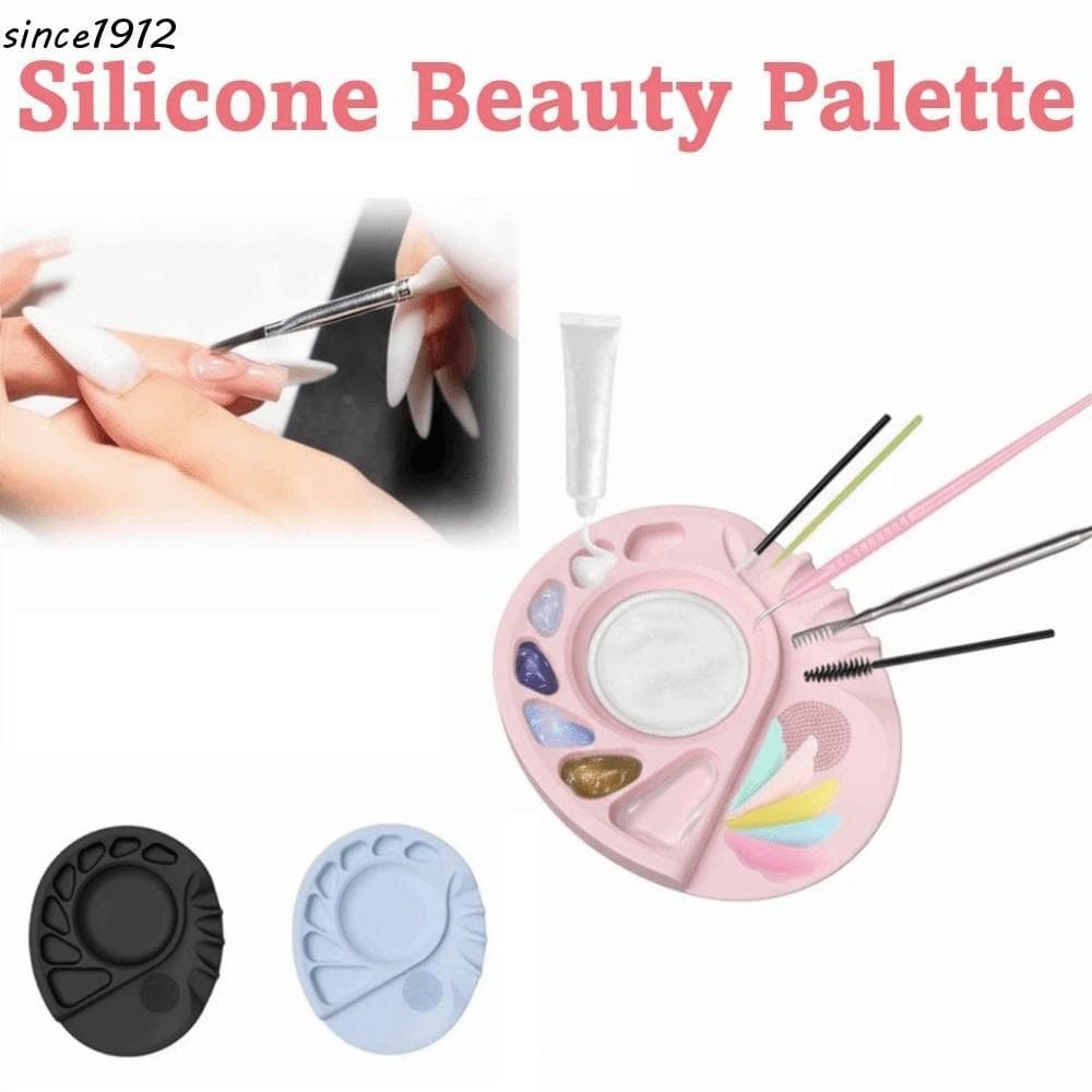 Paleta De Tapete De Maquiagem SINCE , De Silicone Portátil Reutilizável , Bandeja De Beleza