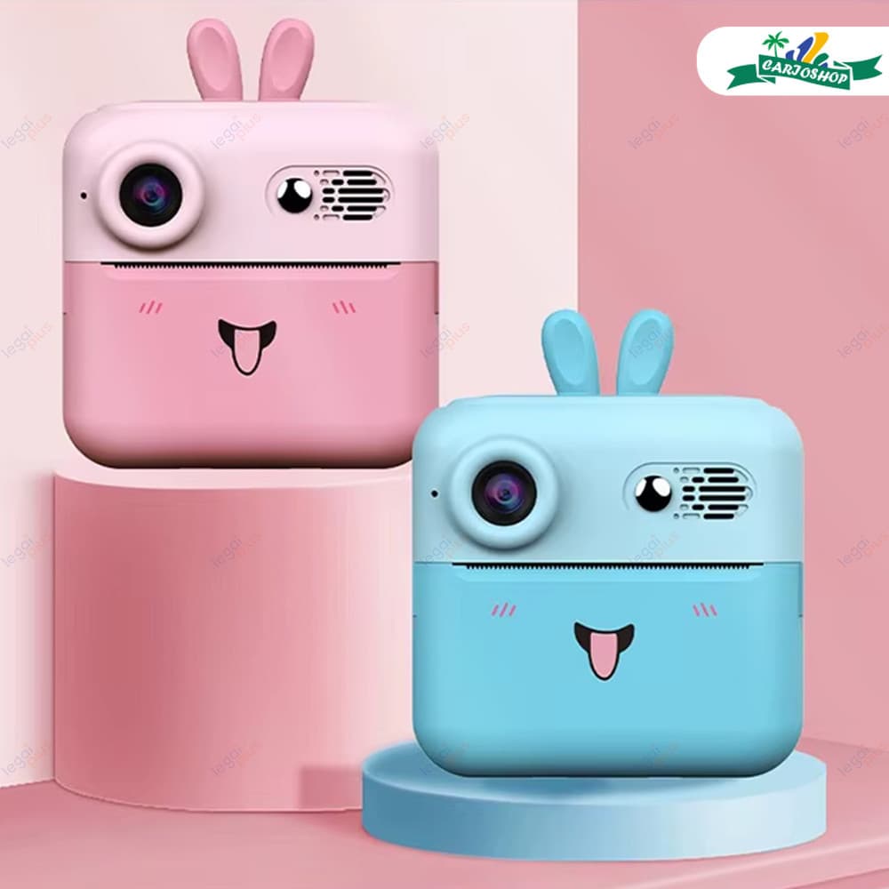 Câmera Digital com Recurso Instantâneo - Mini Impressora Térmica para Fotos de Aventura