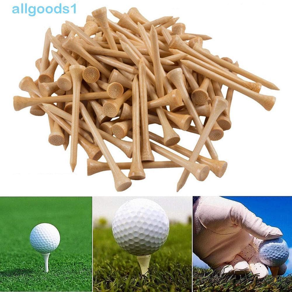 ALLGOODS Golf Tees 100 Unidades 4 Tamanhos Menos Fricção Acessórios De Golfe Inquebráveis